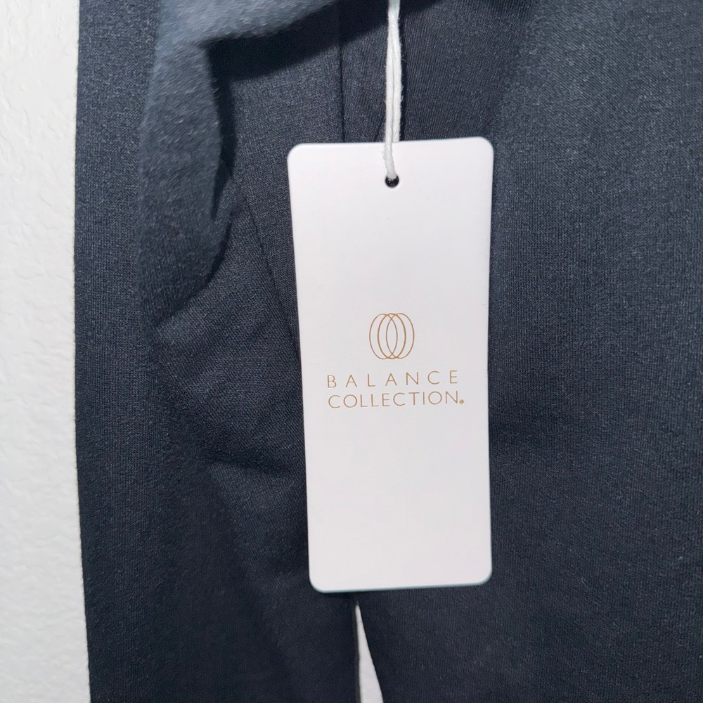 Balance Collection Jacoby LS Hoodie Mens Medium Black French Terry NWT - Picture 5 of 6